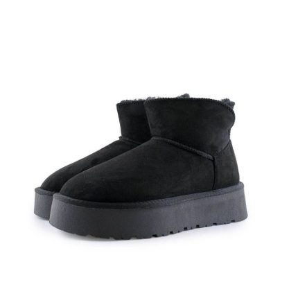 Γυναικείο μποτάκι τύπου Ugg Xti 142197 Μαύρο Κανονική εφαρμογή