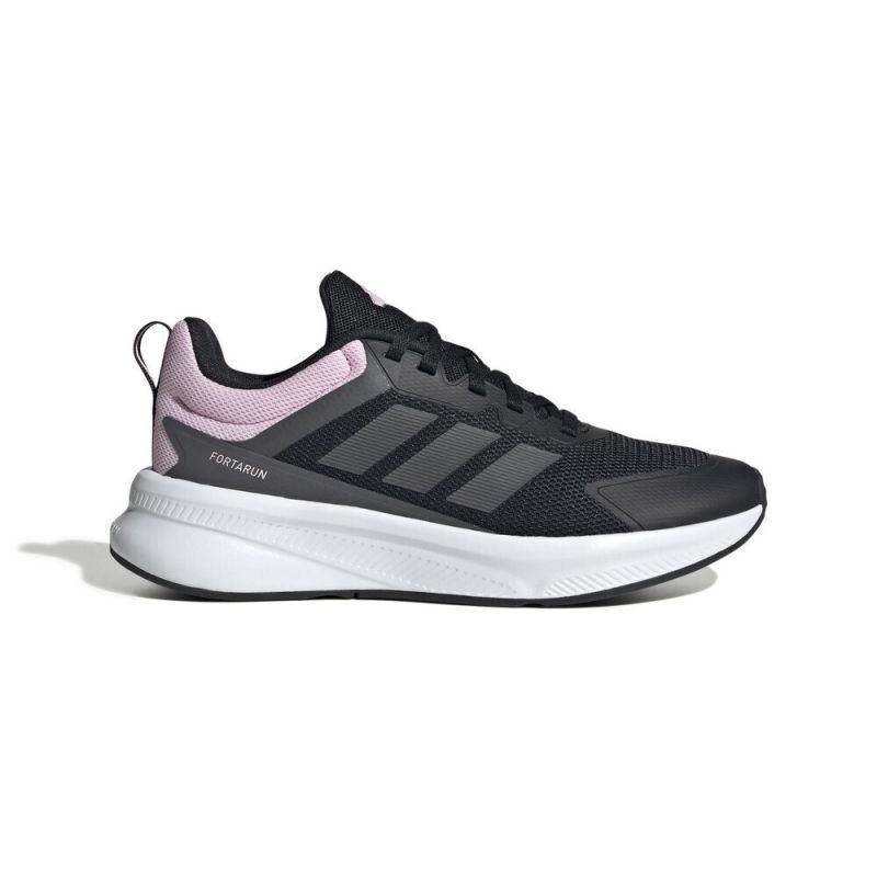 Εφηβικό αθλητικό adidas FortaRun 4.0 J JR9311 Μαύρο χρώμα