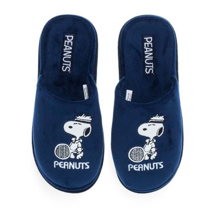 Ανδρική χειμερινή παντόφλα υφασμάτινη Peanuts Parex 10132017 Μπλε χρώμα
