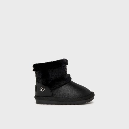 Παιδικά μποτάκια τύπου ugg Mayoral 15-44575-071 Μαύρο χρώμα