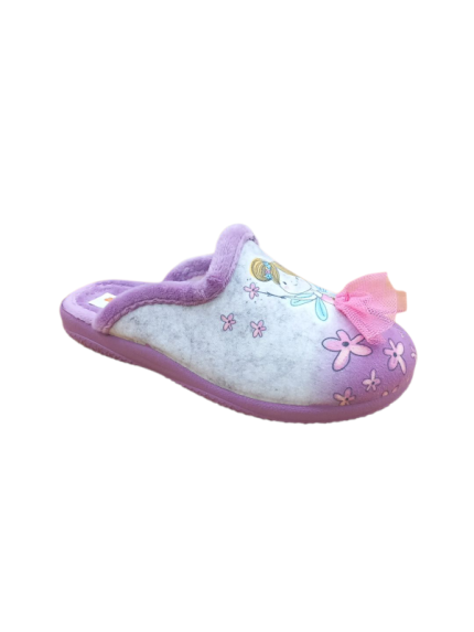 Παιδική παντόφλα Adam's Shoes 1624-25712 Λιλά χρώμα
