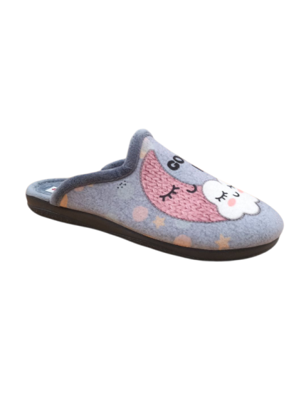 Γυναικείες παντόφλες Adam's Shoes 1624-25591-29.1 Ραφ χρώμα