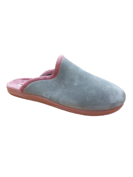 Γυναικεία παντόφλα Adam's Shoes 1624-25551-28.3 Γκρι-ροζ χρώμα