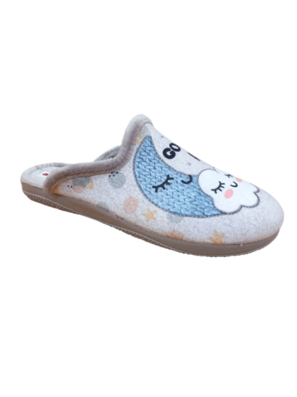 Γυναικείες παντόφλες Adam's Shoes 1624-25591-29.3 Πούδρα χρώμα