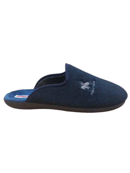 Ανδρική παντόφλα Adma's Shoes 1624-25516-19.1 Μπλε χρώμα
