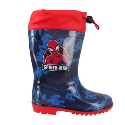 Παιδική γαλότσα Spiderman Antrin M13451 MC Μπλε χρώμα