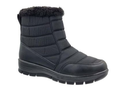 Γυναικείο αδιάβροχο μποτάκι ZAK Shoes SD07024 Μαύρο χρώμα