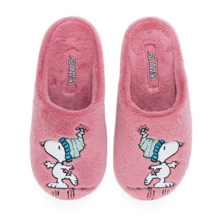 Γυναικεία χειμερινή υφασμάτινη παντόφλα Parex 10132103 Ροζ χρώμα