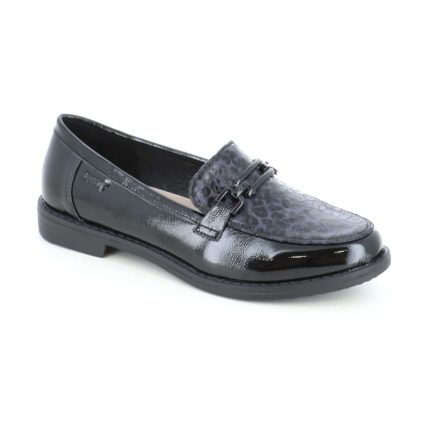 Γυναικείο ανατομικό loafer B-Soft 242/1122-01 Μαύρο χρώμα