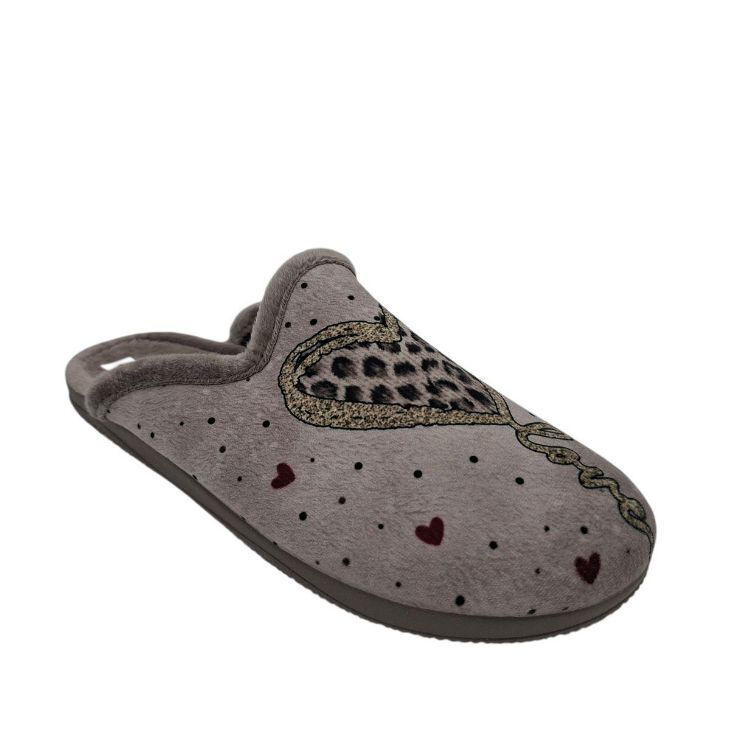 Γυναικείες χειμερινές παντόφλες Adam's Shoes 1624-25587-29 Πούδρα χρώμα