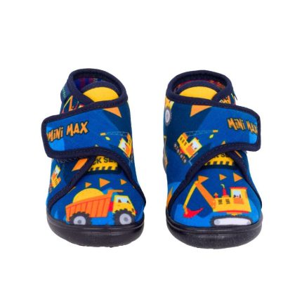 Παντοφλάκι αγόρι Mini Max V-TRUCK-5 Μπλε χρώμα