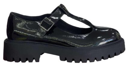 Μπαλαρίνα λουστρίνι Zak Shoes SD35016 Μαύρο χρώμα