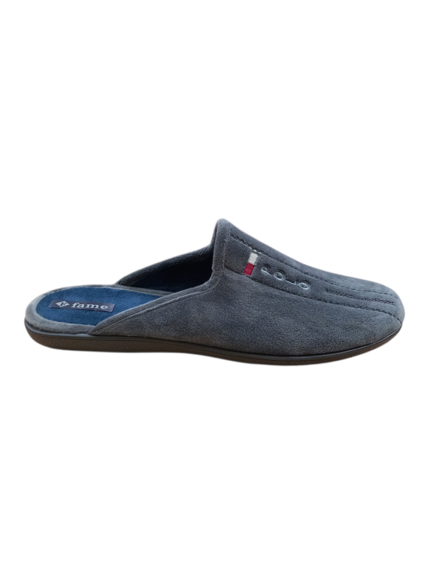 Ανδρική χειμερινή παντόφλα Fame NNL1270 Γκρι χρώμα