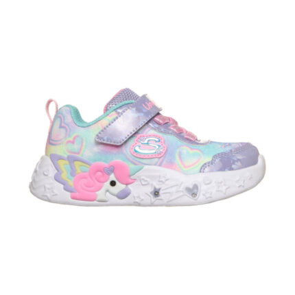 Αθλητικό Skechers Unicorn Charmer - Lil Heart Sparkles 303064N-LVMT Μωβ χρώμα