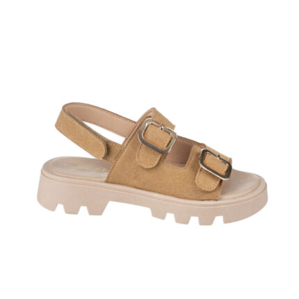 Παιδικό πέδιλο καστόρι Scarpy AK26-487 Μπεζ χρώμα