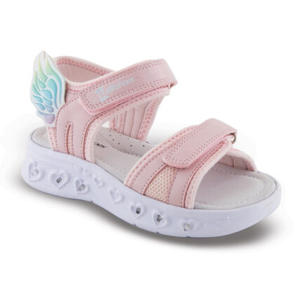 Παιδικό πέδιλο με φωτάκια Zak Shoes SD29112 Ροζ χρώμα