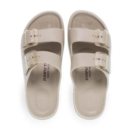 Γυναικείες Σαγιονάρες Θαλάσσης Με Φάσα Luofu by Parex 11833059.E Μπεζ χρώμα