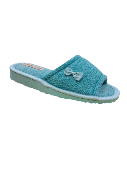 Γυναικείες πετσετέ Βαμβακερές Kolovos 03 Τιρκουάζ  χρώμα