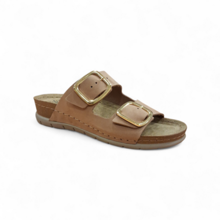 Γυναικεία παντόφλα καλοκαιρινή Sunny Sandals ALTEA-60102 Πούρο χρώμα
