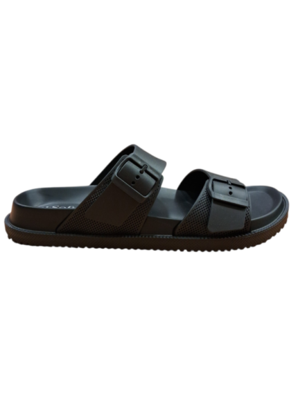 Ανδρική σαγιονάρα διπλός τοκάς B-SOFT 212/52006 μαύρο χρώμα