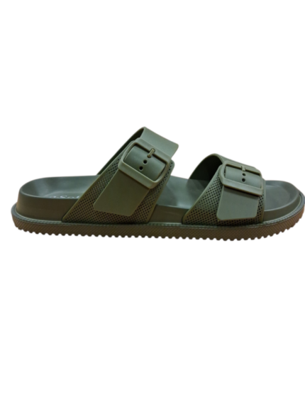 Ανδρική σαγιονάρα διπλός τοκάς B-SOFT 212/52006 Λαδί χρώμα