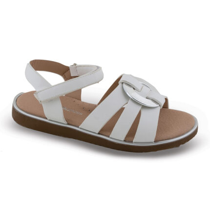 Παιδικό πέδιλο Zak Shoes SD12237 Λευκό χρώμα
