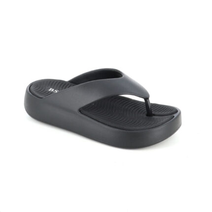 Γυναικεία σαγιονάρα B-Soft 221/2504 Μαύρο χρώμα