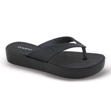 Γυναικεία σαγιονάρα Zak Shoes E7158-E140 Μαύρο χρώμα
