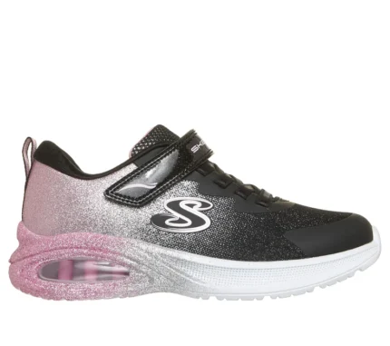 Παιδικά αθλητικά Skechers Microspec Max Advance - Glitz Gala 303859L-BKRG Μαύρο χρώμα