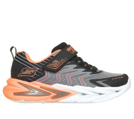 Παιδικό αθλητικό Skechers Flex-Glow Ultra - Prism-Pacer 400141LC-BKCC Μαύρο χρώμα