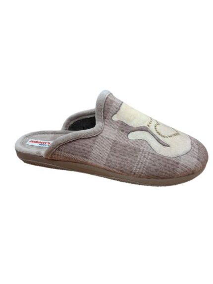 Γυναικεία παντόφλα Adam's Shoes 624-26524-29 Πούδρα χρώμα