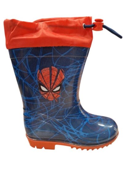 Παιδική γαλότσα Spiderman Adam's Shoes 904-26527-39 μπλε χρώμα