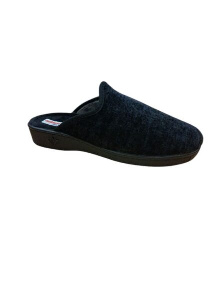 Γυναικεία παντόφλα Adam's Shoes 624-26572-29.1 Μαύρο χρώμα