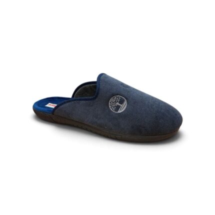 Ανδρική χειμερινή παντόφλα Adam's Shoes 624-26613-18 Μπλε χρώμα