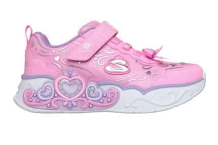 Παιδικό αθλητικό Skechers Lighted Princess Tiara Steps 303732LC-PNK Ροζ χρώμα