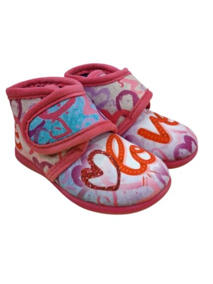Παιδικό παντοφλάκι Adam's Shoes 755-26513-38 Φούξια χρώμα