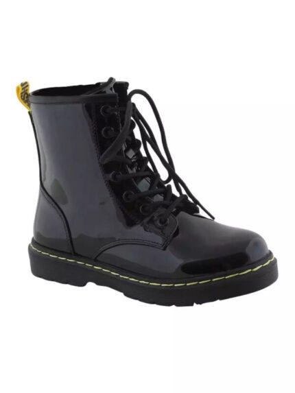 Παιδικό μποτάκι Zak Shoes SD12280 Μαύρο λουστρίνι χρώμα