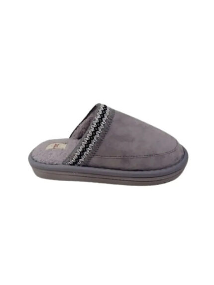 Γυναικεία χειμερινή παντόφλα B-Soft 299/25302 Γκρι χρώμα