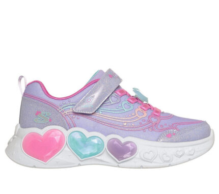 Παιδικό αθλητικό Skecheres Enchanted Heart Lights 303266NC-LVMT Μωβ χρώμα