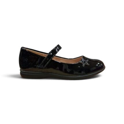 Παιδική μπαλαρίνα λουστρίνι Zak Shoes SD12327 Μαύρο χρώμα