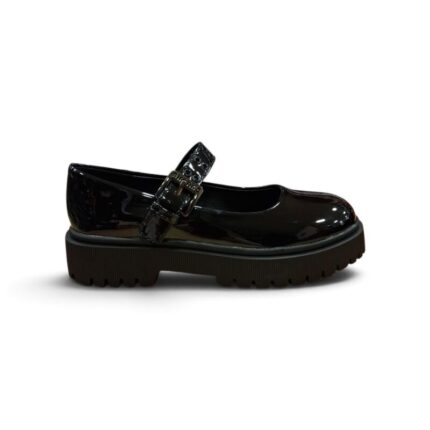 Παιδική μπαλαρίνα λουστρίνι Zak Shoes SD12333 Μαύρο χρώμα