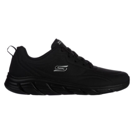 Αθλητικό Skechers Debossed Pu Lace Up 117715/BBK μαύρο χρώμα