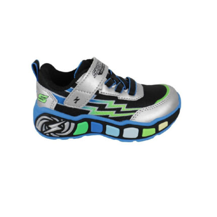 Παιδικό αθλητικό Skechers Play Scene Multicolor 407632NC-SLBK Ασημί χρώμα