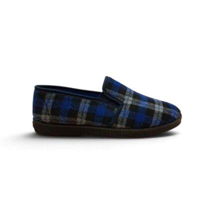 Ανδρική κλειστή παντόφλα Zak Shoes GB04 Μπλε χρώμα