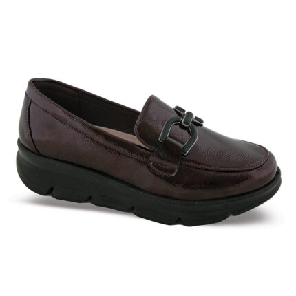 Γυναικείο loafer ZAK Shoes SD65121 Μπορντό χρώμα