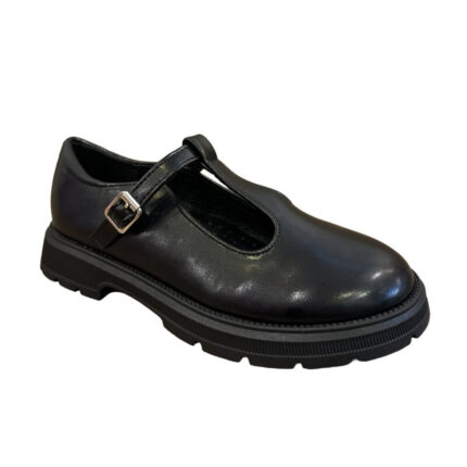 Παιδική μπαλαρίνα ματ δέρμα Zak Shoes SD12259 Μαύρο χρώμα
